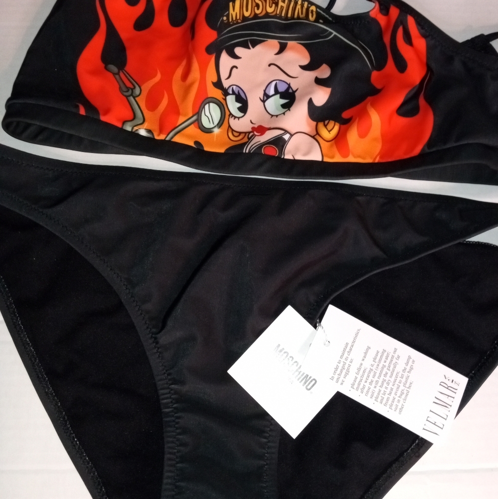 Moschino swim suit size 5